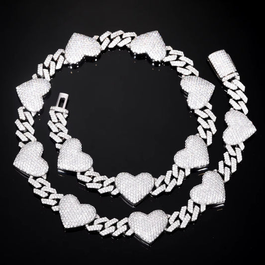 VVS Heart Cuban Chain