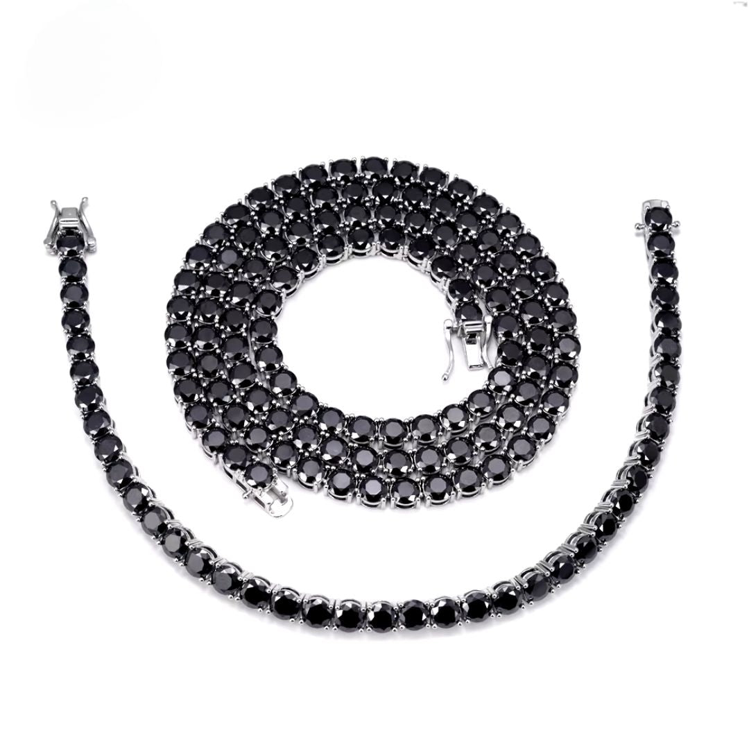 Black VVS Tennis Chain