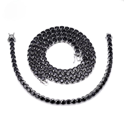 Black VVS Tennis Chain